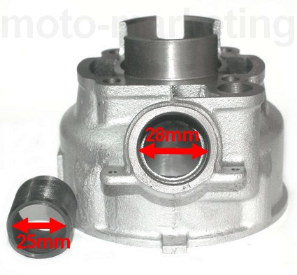 50ccm Kolben AM6 Kolben 50ccm Für MOTORHISPANIA Furia 50 AM6 - Ersatzteil Mit Bolzen & Ringen Minarelli Kolben 40,30mm